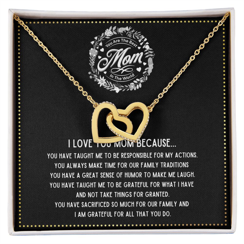 JGF Jewelry Gifts for Family - Mothers Day Gift Mama Heart Pendant Nana Mothers Day Gift From Grandson