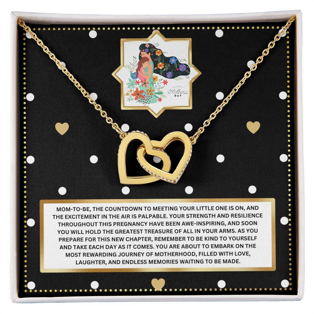 JGF Jewelry Gifts for Family New Mom Gift Basket After Birth Two Hearts Intertwined