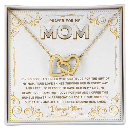 JGF Jewelry Gifts for Family Double Hearts Necklaces For Women