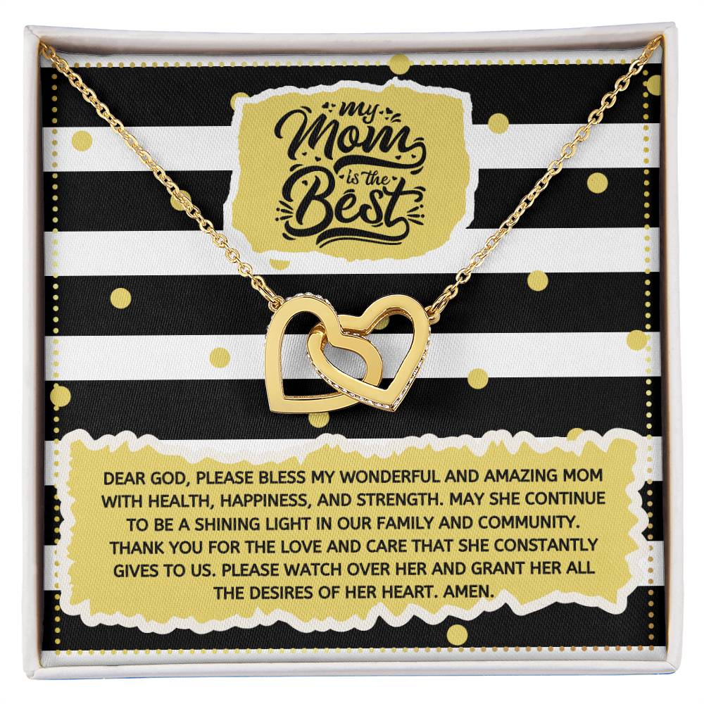 JGF Jewelry Gifts for Family Double Heart Necklace Silver For Women