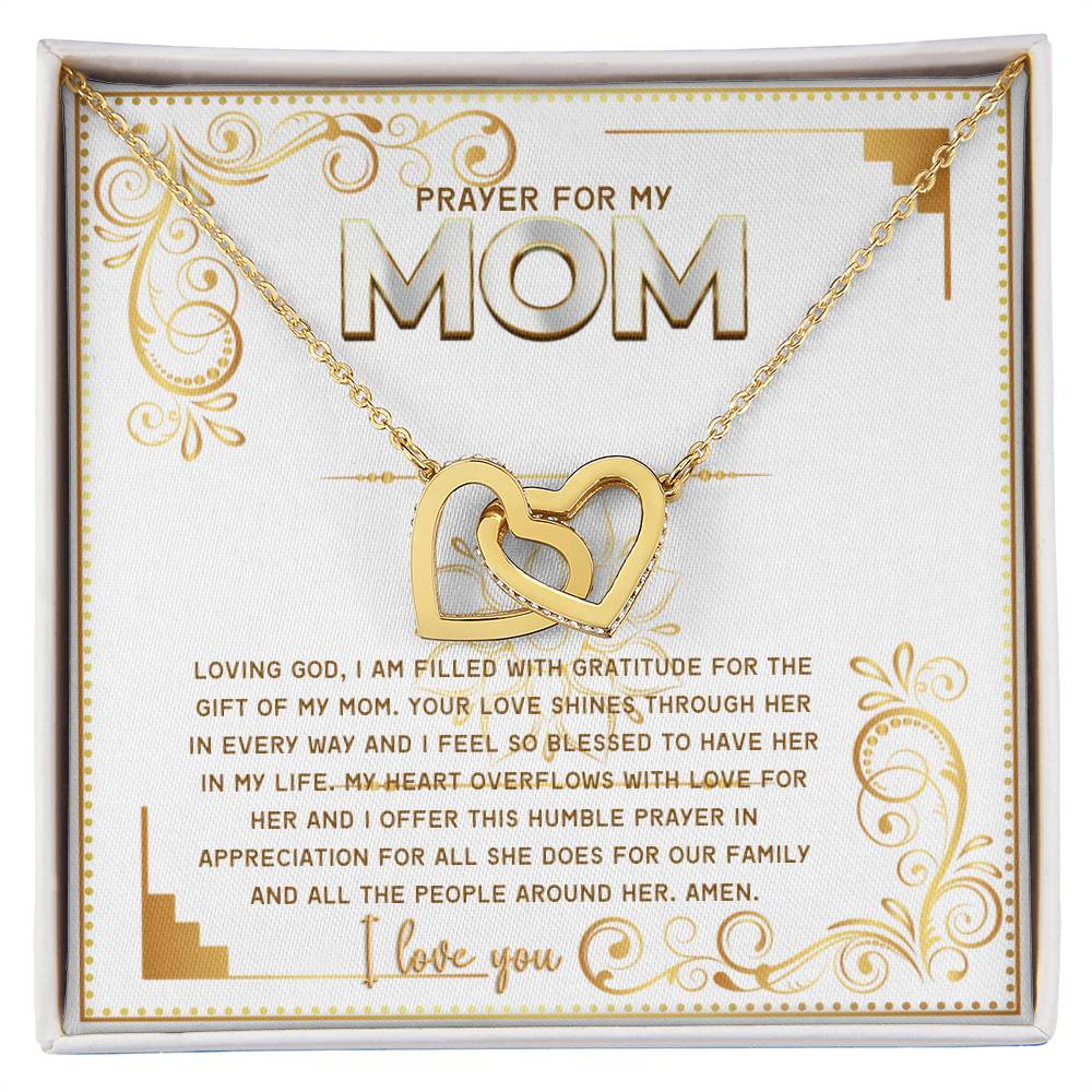 JGF Jewelry Gifts for Family Police Officer Mom Gifts Double Hearts Necklaces For Women