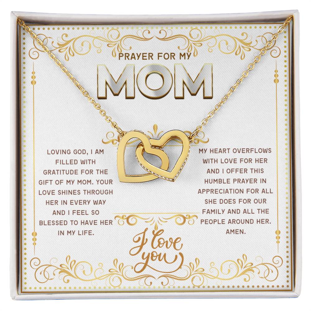 JGF Jewelry Gifts for Family Double Hearts Pendant Necklace For Women