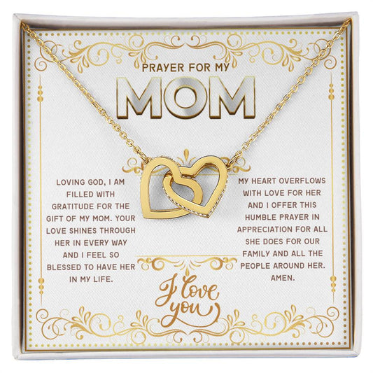 JGF Jewelry Gifts for Family Double Hearts Pendant Necklace For Women