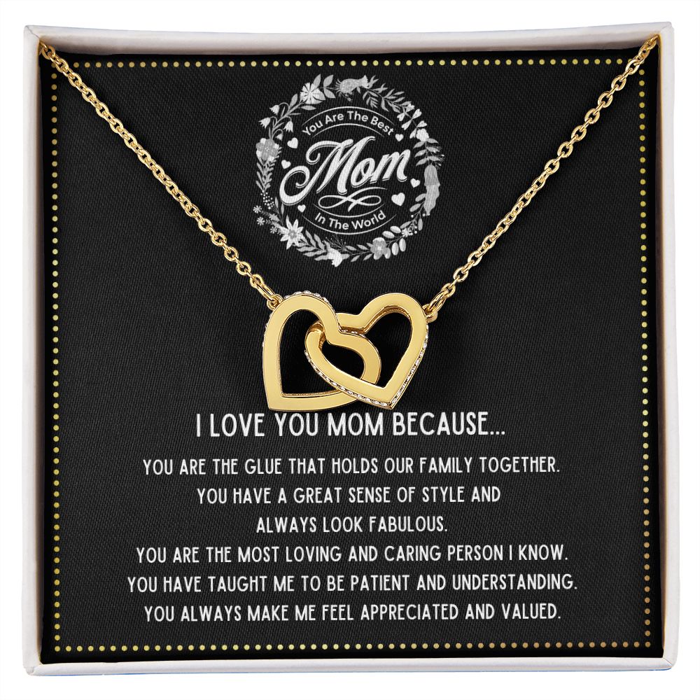 JGF Jewelry Gifts for Family - Heart Pendant Necklace With Crystal Zircon Jewelry Gifts For Aunt From Nephew