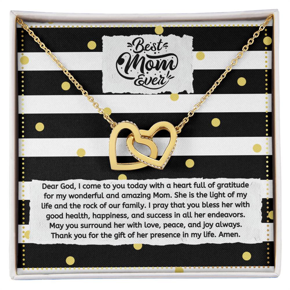 JGF Jewelry Gifts for Family Intertwined Hearts Necklace For Mom