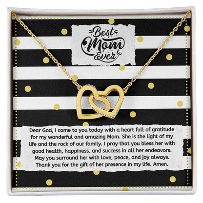 JGF Jewelry Gifts for Family Intertwined Hearts Necklace For Mom