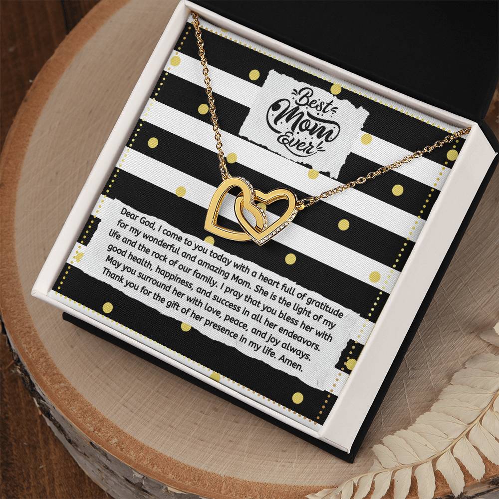 JGF Jewelry Gifts for Family Intertwined Hearts Necklace For Mom