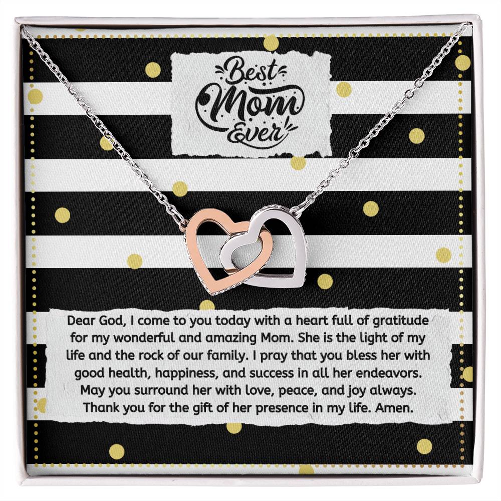 JGF Jewelry Gifts for Family Intertwined Hearts Necklace For Mom