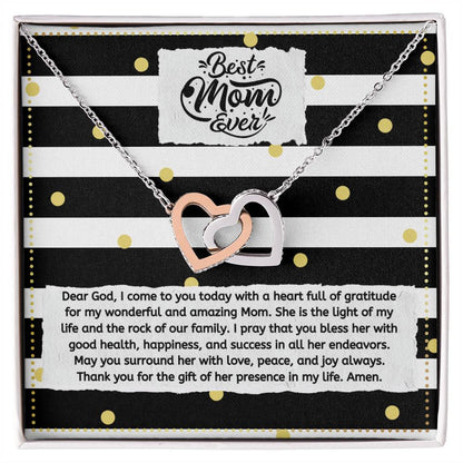 JGF Jewelry Gifts for Family Intertwined Hearts Necklace For Mom