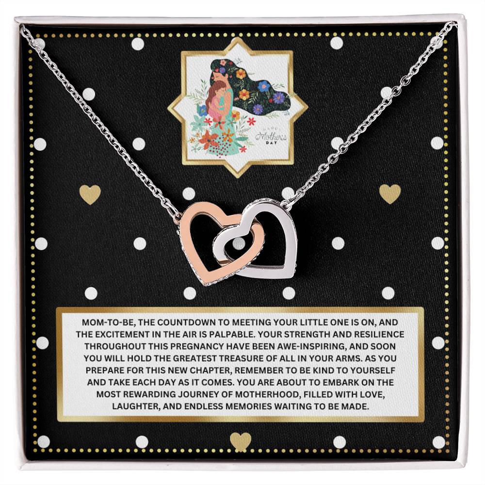 JGF Jewelry Gifts for Family New Mom Gift Basket After Birth Two Hearts Intertwined