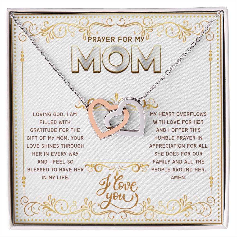JGF Jewelry Gifts for Family Double Hearts Pendant Necklace For Women