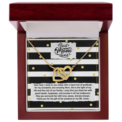 JGF Jewelry Gifts for Family Intertwined Hearts Necklace For Mom