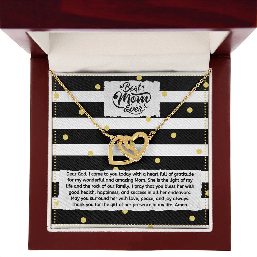 JGF Jewelry Gifts for Family Intertwined Hearts Necklace For Mom