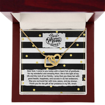 JGF Jewelry Gifts for Family Intertwined Hearts Necklace For Mom