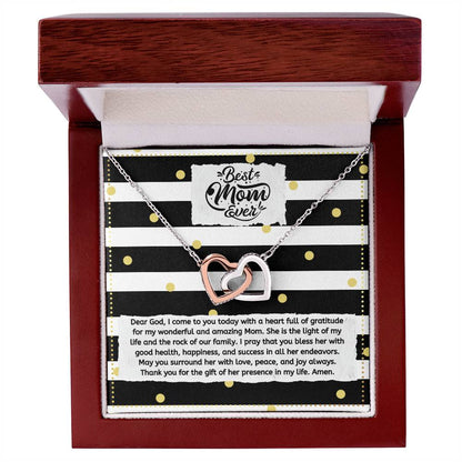 JGF Jewelry Gifts for Family Intertwined Hearts Necklace For Mom