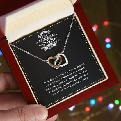JGF Jewelry Gifts for Family - A Mother'S Love Has No End Necklace With Special Message Card From Daughter And Son In Law