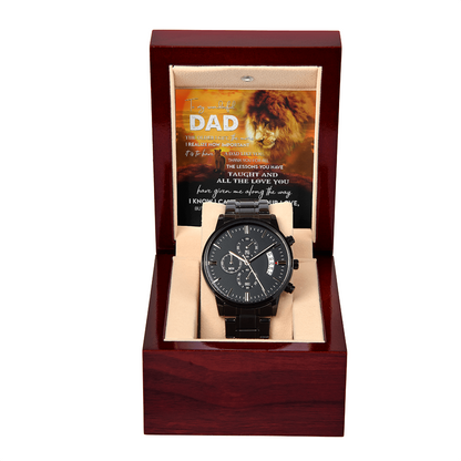 Dad-Repay Your Love-Metal Chronograph Watch