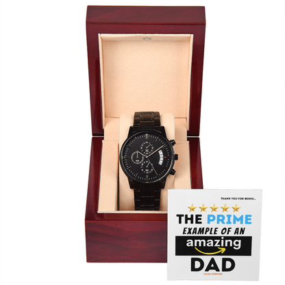 Dad-The Prime Example-Metal Chronograph Watch