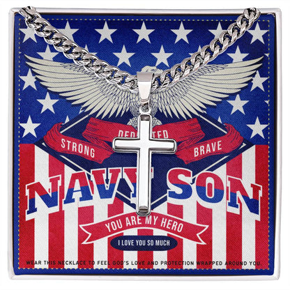 10 JGF Jewelry Gifts for Family US Navy Son Gifts For Men