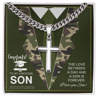 JGF Jewelry Gifts for Family Military Son Graduation Gifts for Him