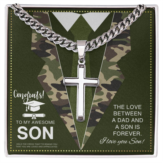 JGF Jewelry Gifts for Family Military Son Graduation Gifts for Him