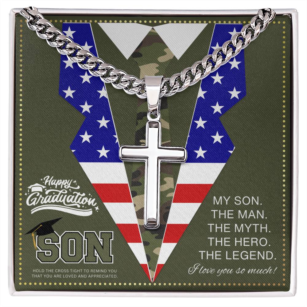 JGF Jewelry Gifts for Family Army Graduation Gifts For My Son 2024