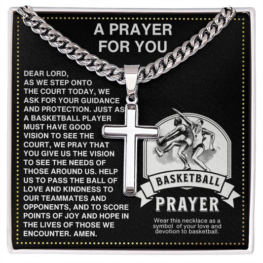 JGF Jewelry Gifts for Family Basketball Prayer