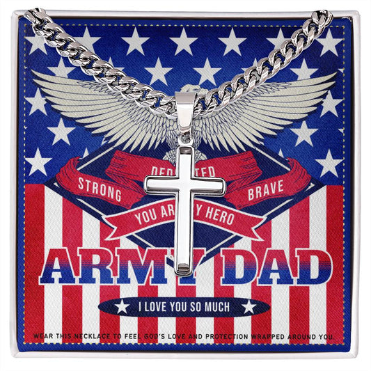 5 JGF Jewelry Gifts for Family US Army Soldier Dad Gifts For Men