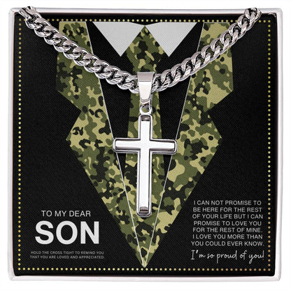 JGF Jewelry Gifts for Family Cross Necklace For Men Sterling Silver