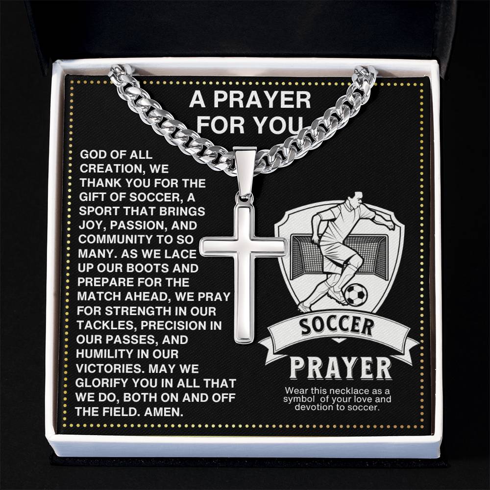 JGF Jewelry Gifts for Family Soccer Prayer