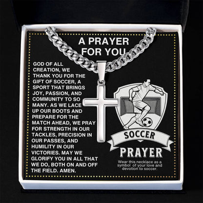 JGF Jewelry Gifts for Family Soccer Prayer