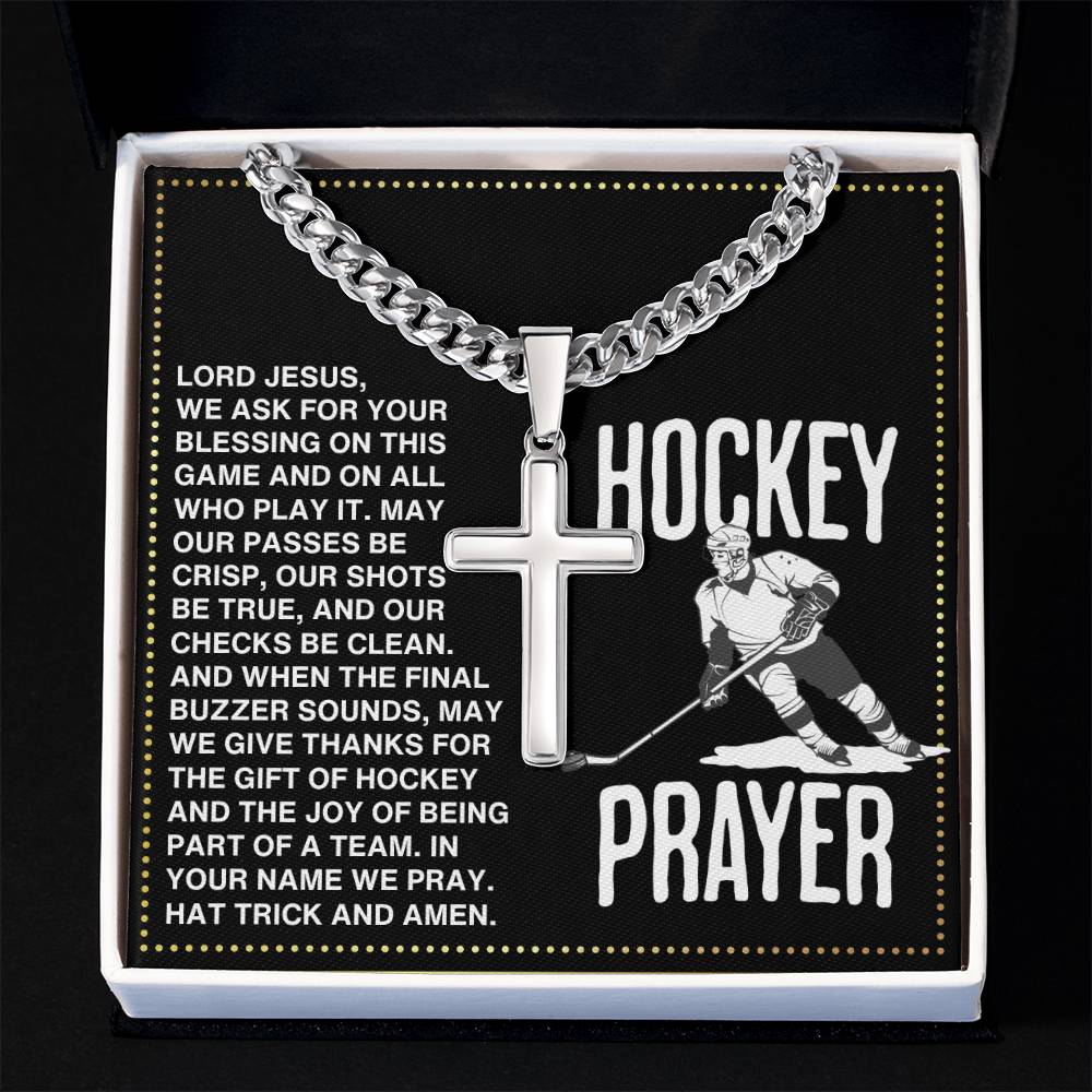 JGF Jewelry Gifts for Family Hockey Prayer For Coach