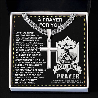 JGF Jewelry Gifts for Family Football Prayer