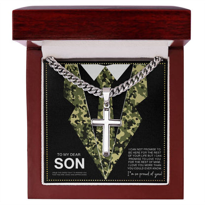 JGF Jewelry Gifts for Family Cross Necklace For Men Sterling Silver