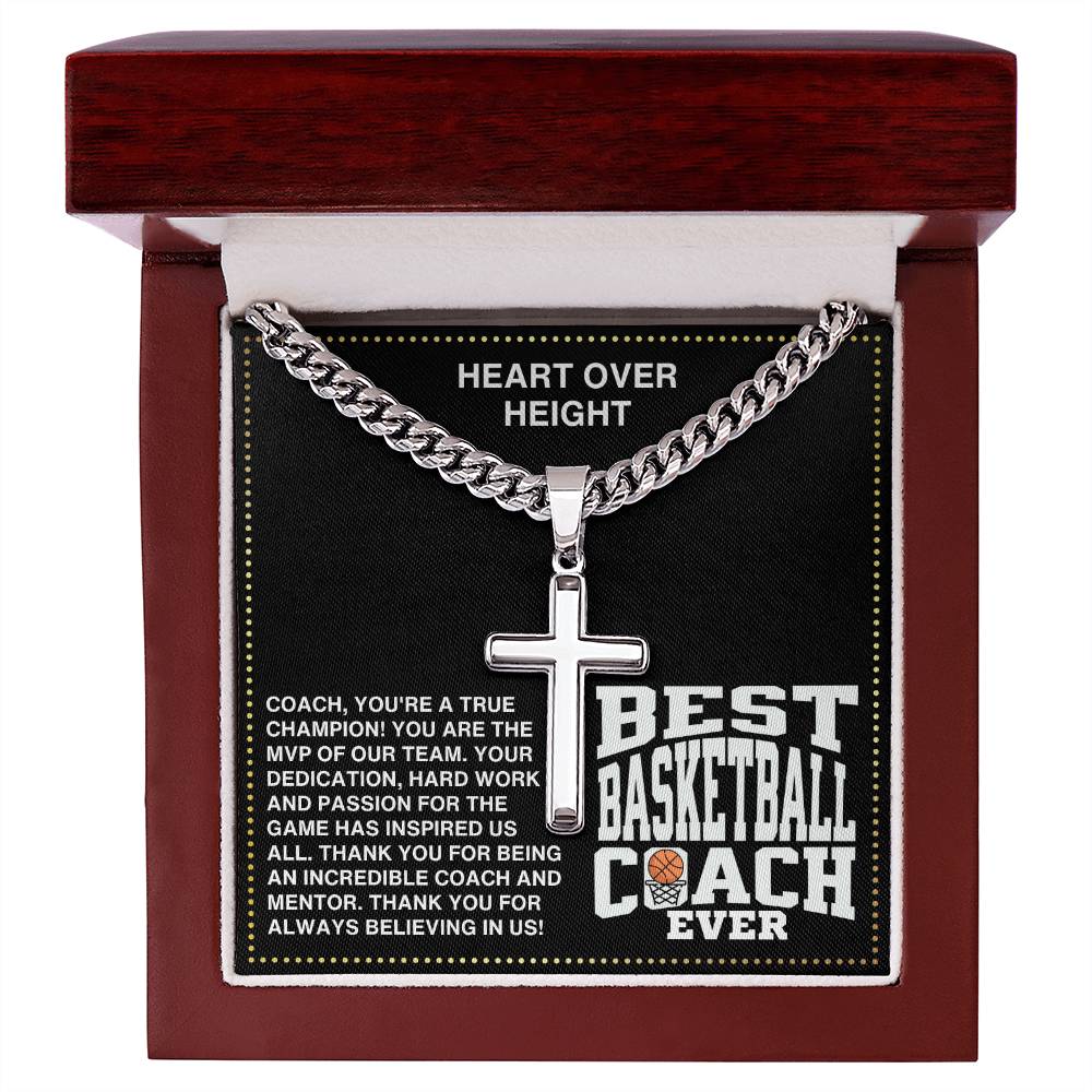 JGF Jewelry Gifts for Family Basketball Necklace For Boys Men