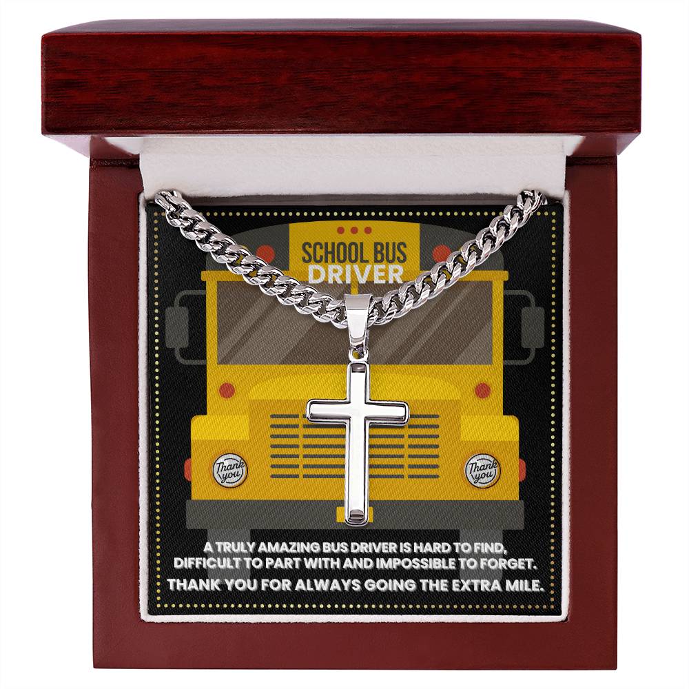 JGF Jewelry Gifts for Family School Bus Driver Appreciation Gifts For Men