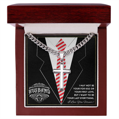 JGF Jewelry Gifts for Family To My Dear Future Husband Cross Necklace For Men