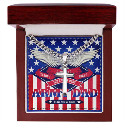 5 JGF Jewelry Gifts for Family US Army Soldier Dad Gifts For Men