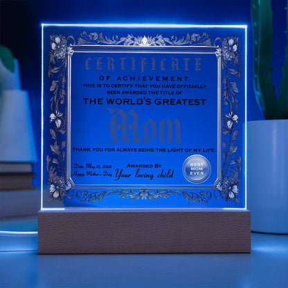 Mom-Happy Mother's Day-Acrylic