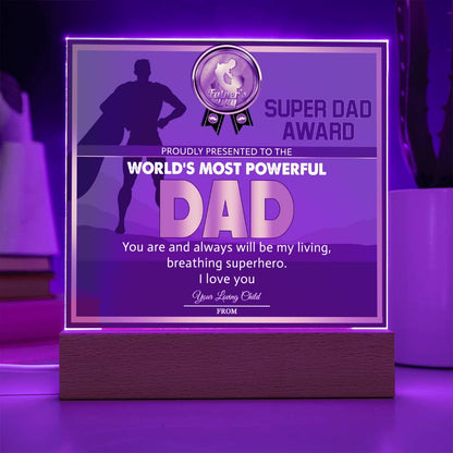 Dad-Super Dad Award-Acrylic
