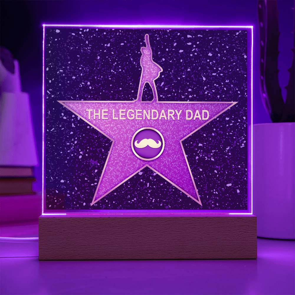 Dad-The Legendary Dad-Acrylic
