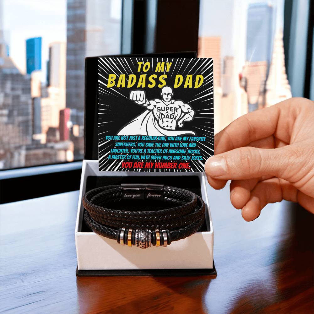 Dad-Favorite Superhero-Bracelet