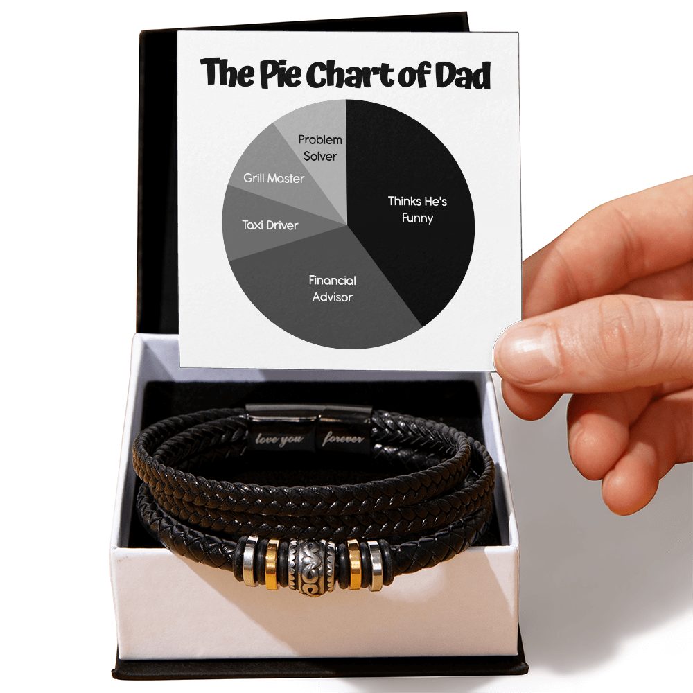 Dad-Pie Chart-Bracelet