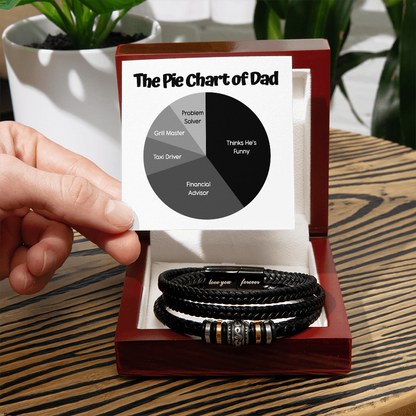 Dad-Pie Chart-Bracelet