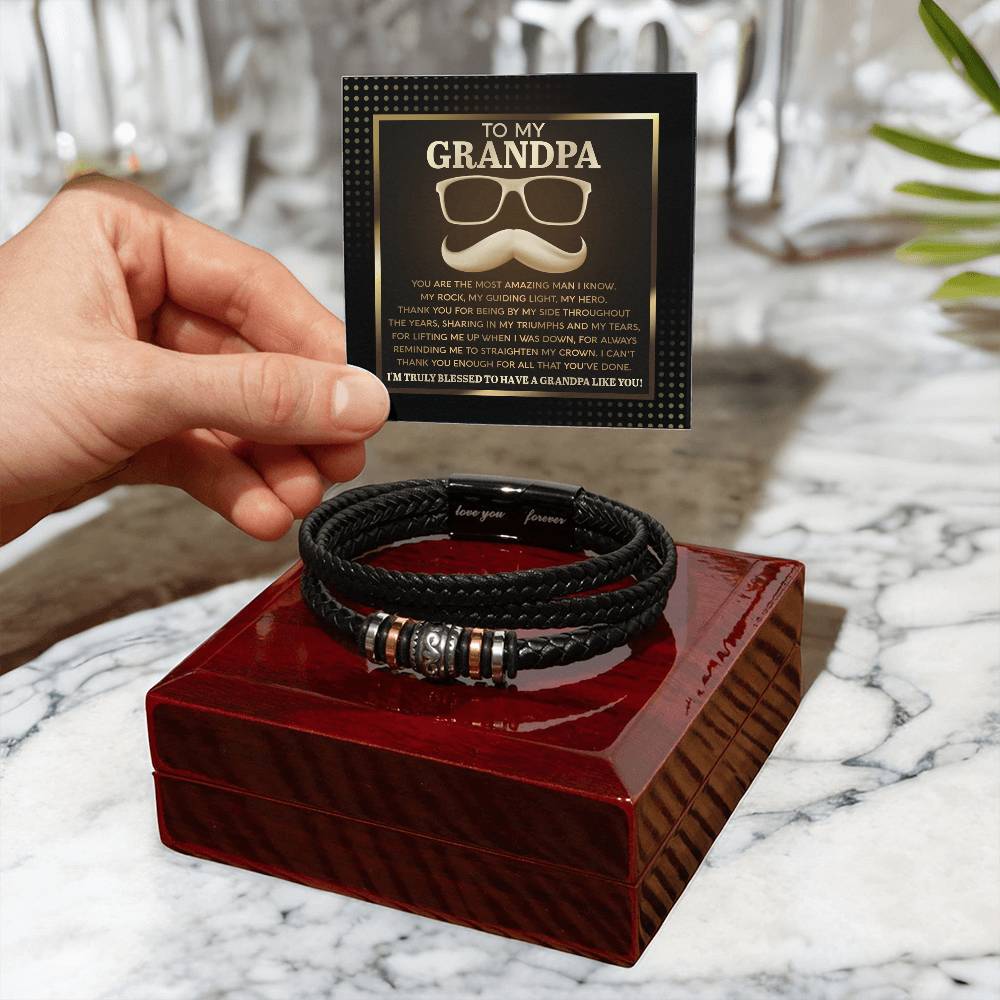 Grandpa-Truly Blessed-Bracelet