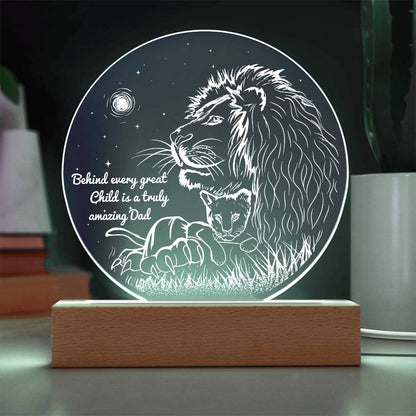 Dad-Amazing Dad-Circle Acrylic