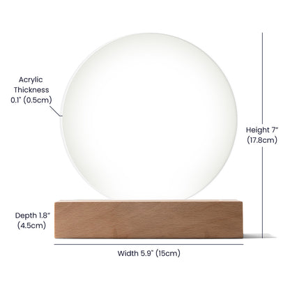 Dad-The Man-Circle Acrylic