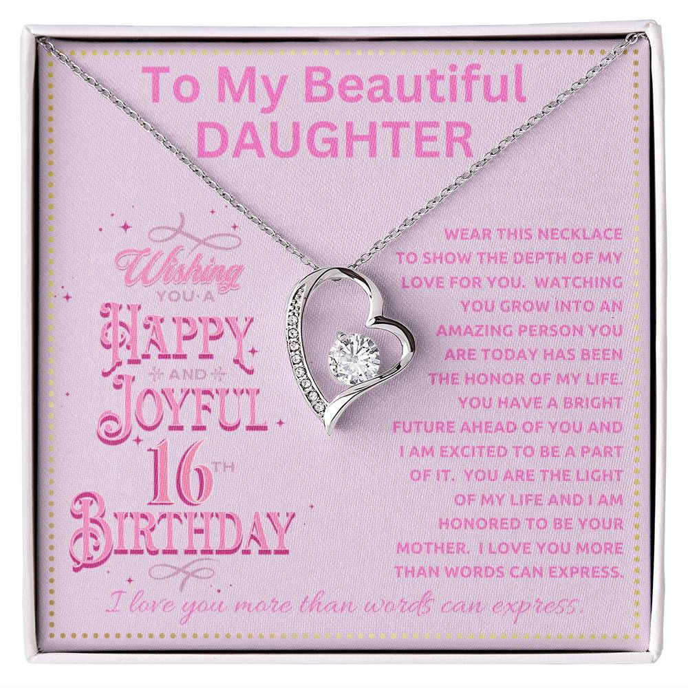 JGF Jewelry Gifts for Family 16th Birthday For Daughter Turning 16 Year Old