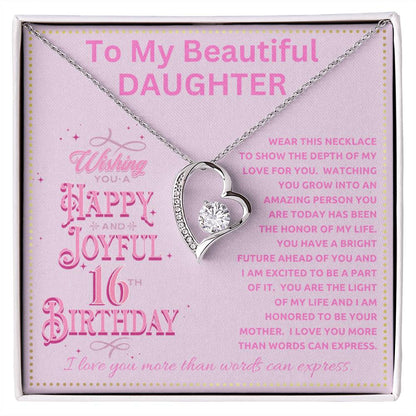 JGF Jewelry Gifts for Family 16th Birthday For Daughter Turning 16 Year Old