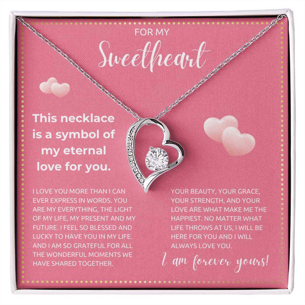 JGF Jewelry Gifts for Family To My Future Wife Necklace Heart